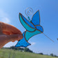 Blue & Teal Hummingbird Sun Catcher